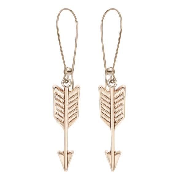 Jewelry - Boho Gold Arrow Aztec One Direction Drop Earrings